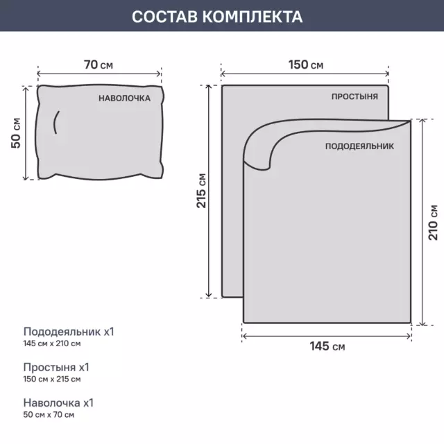 Комплект постельного белья Rustic Blue полутораспальный полисатин синий — изображение 5