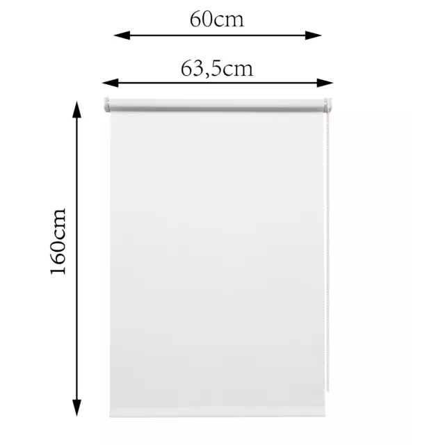 Штора рулонная блэкаут Inspire Santos 60x160 см белая White 0 — изображение 12