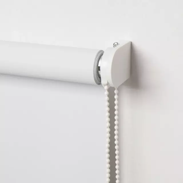 Штора рулонная блэкаут Inspire Santos 160x175 см белая White 0 — изображение 3