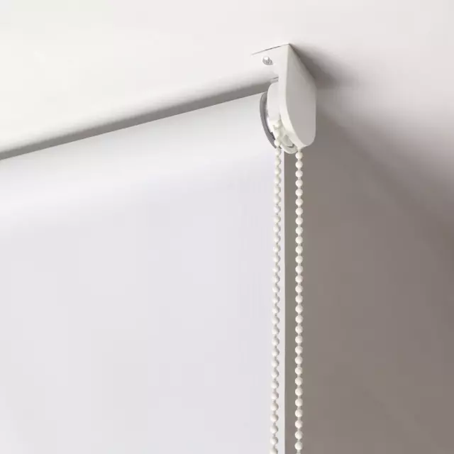 Штора рулонная блэкаут Inspire Santos 160x175 см белая White 0 — изображение 4