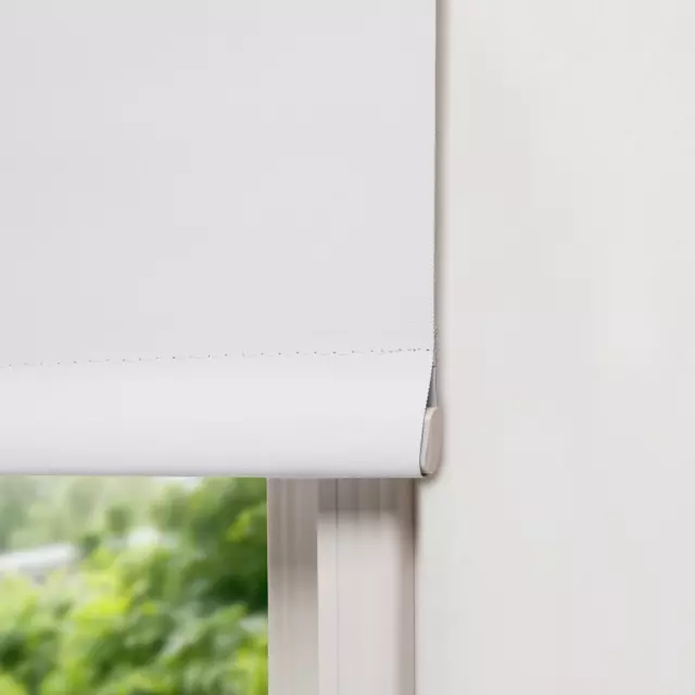 Штора рулонная блэкаут Inspire Santos 160x175 см белая White 0 — изображение 6