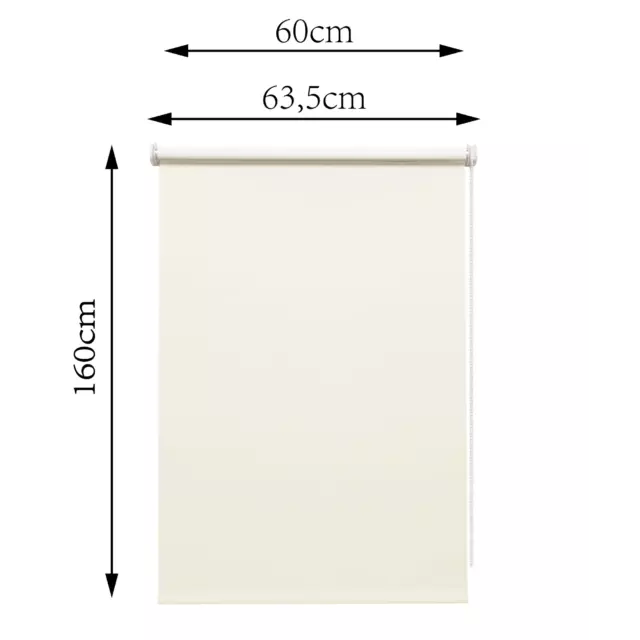 Штора рулонная блэкаут Inspire Santos 60x160 см экрю Cream 5 — изображение 9