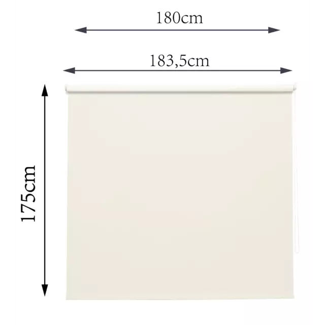 Штора рулонная блэкаут Inspire Santos 180x175 см экрю Cream 5 — изображение 8