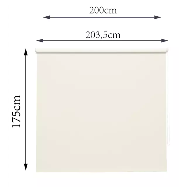 Штора рулонная блэкаут Inspire Santos 200x175 см экрю Cream 5 — изображение 8