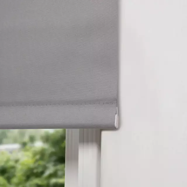 Штора рулонная блэкаут Inspire Santos 40x160 см серая Granit 3 — изображение 8