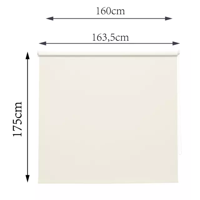 Штора рулонная блэкаут Inspire Santos 160x175 см экрю Cream 5 — изображение 8
