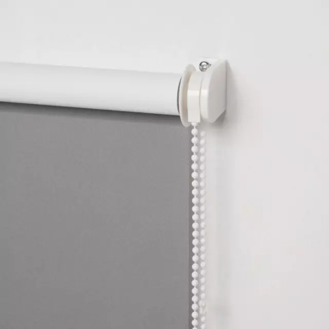 Штора рулонная блэкаут Inspire Santos 100x160 см серая Granit 3 — изображение 4