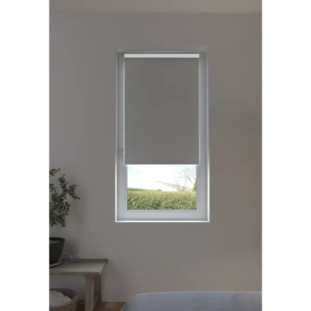 Штора рулонная блэкаут Inspire Santos 100x160 см серая Granit 3 — изображение 13