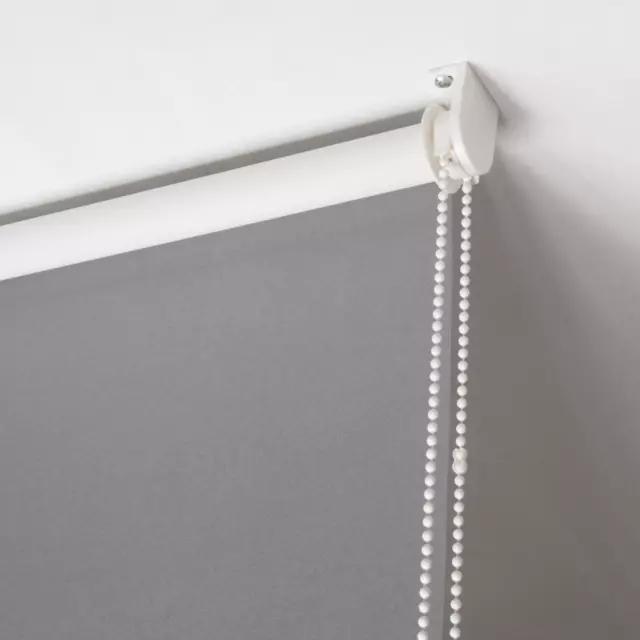 Штора рулонная блэкаут Inspire Santos 120x175 см серая Granit 3 — изображение 5