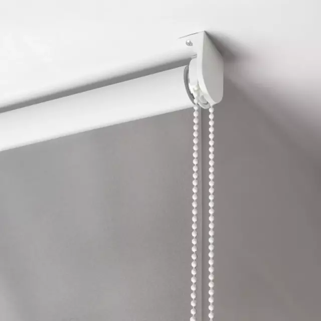 Штора рулонная блэкаут Inspire Santos 140x175 см серая Granit 3 — изображение 4