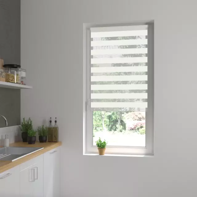 Штора рулонная день-ночь Inspire Peter 50x160 см белая White 0 — изображение 12