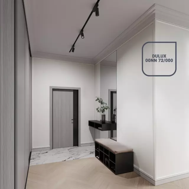 Краска для стен и потолков Dulux Classic Colour моющаяся матовая цвет белый база BW 2.5 л — изображение 8