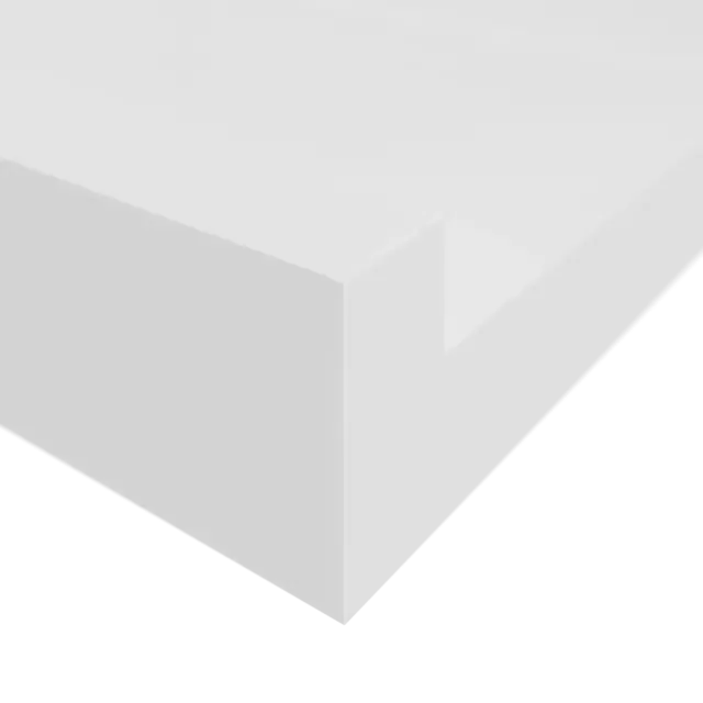 Полка настенная Spaceo White 60x10 см МДФ цвет белый — изображение 2