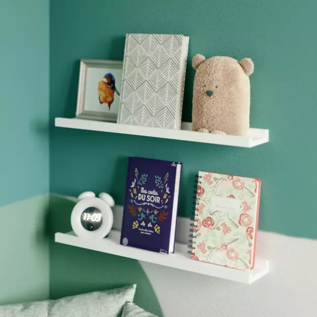 Полка настенная Spaceo White 60x10 см МДФ цвет белый — изображение 7