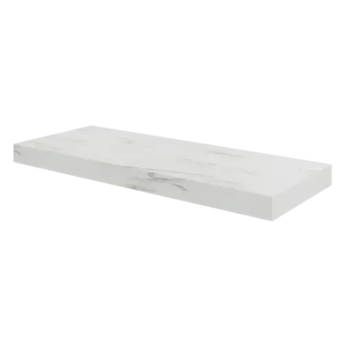Полка настенная Spaceo White Marble 60x23.5 см МДФ цвет белый мрамор