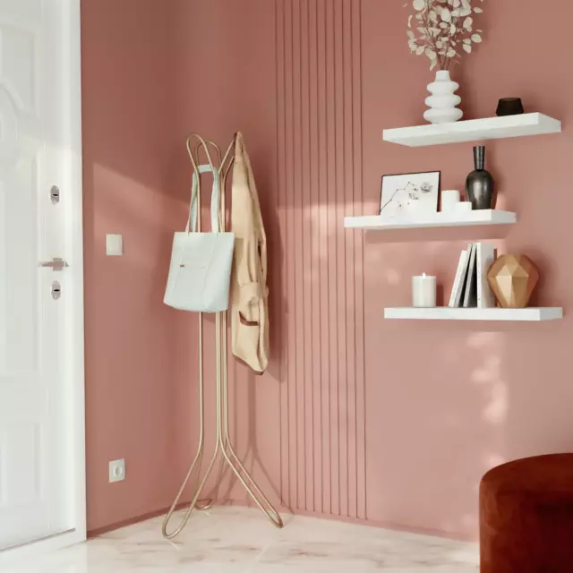 Полка настенная Spaceo White Marble 60x23.5 см МДФ цвет белый мрамор — изображение 7