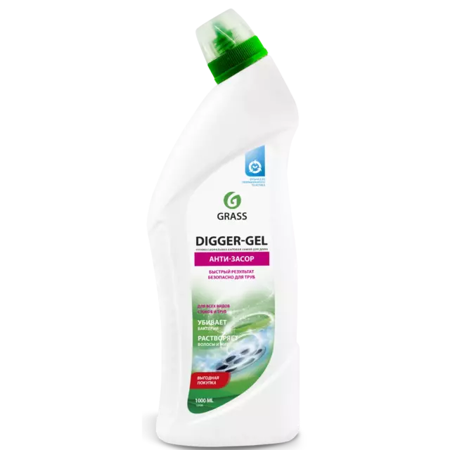 Гель для прочистки труб Grass Digger-Gel, 1 л