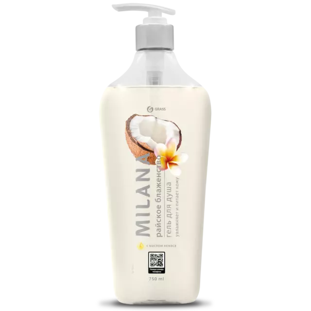 Гель для душа Grass Milana «Кокос» 0.75 л