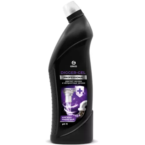 Средство для прочистки труб Grass Digger-Gel Professional 1 л