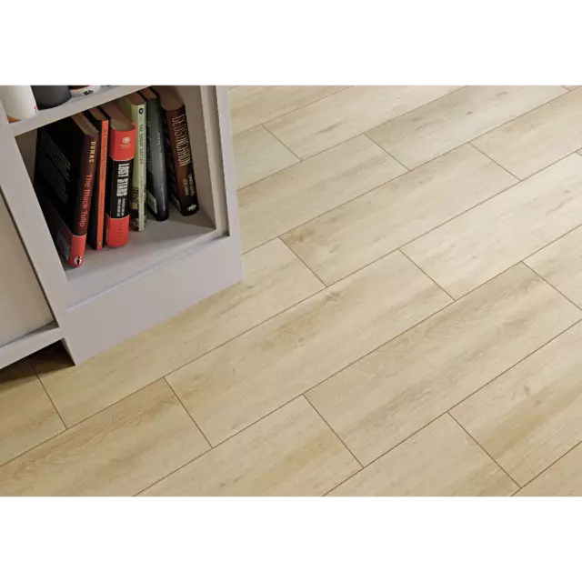 Глазурованный керамогранит Cersanit Stockholm 18.5x59.8x0.75 см 1.216 м² матовый цвет бежевый — изображение 7