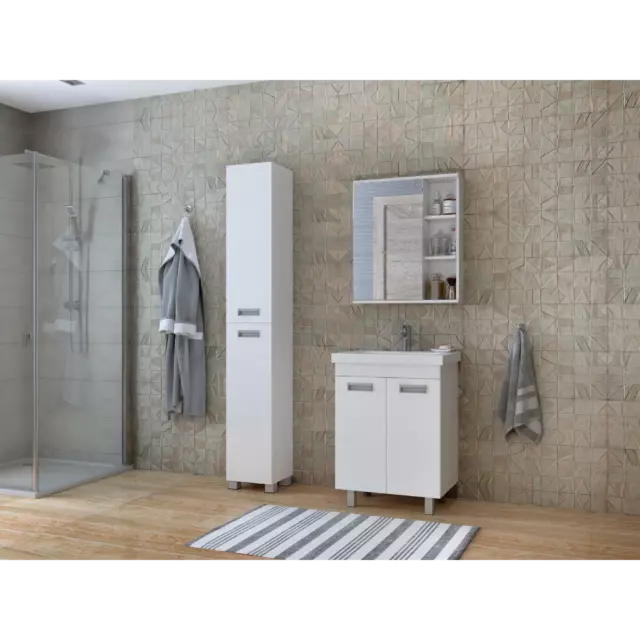 Шкаф зеркальный Vigo Milk 60 60x15.6x70 см — изображение 9