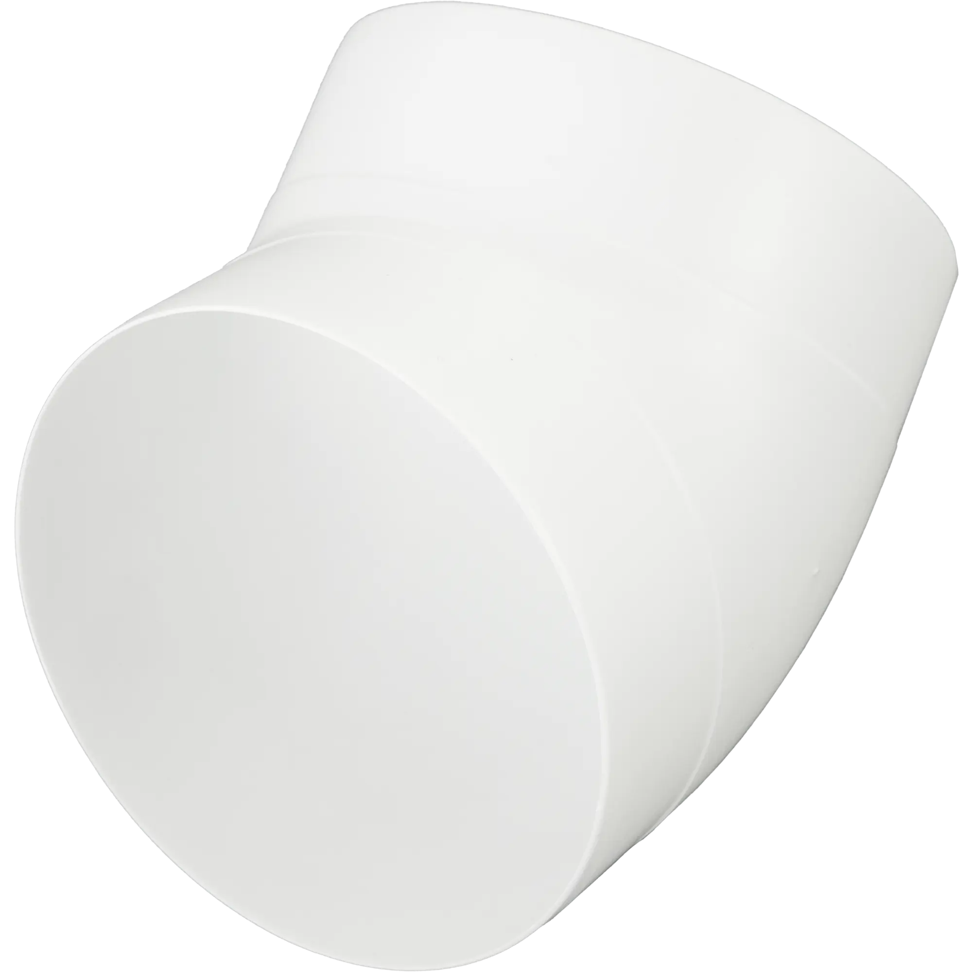 Колено для круглых воздуховодов Equation D125 мм 45 градусов пластик