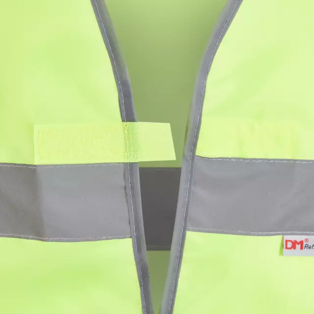 Жилет сигнальный DM reflective materials цвет лимонный размер 52-54 — изображение 3