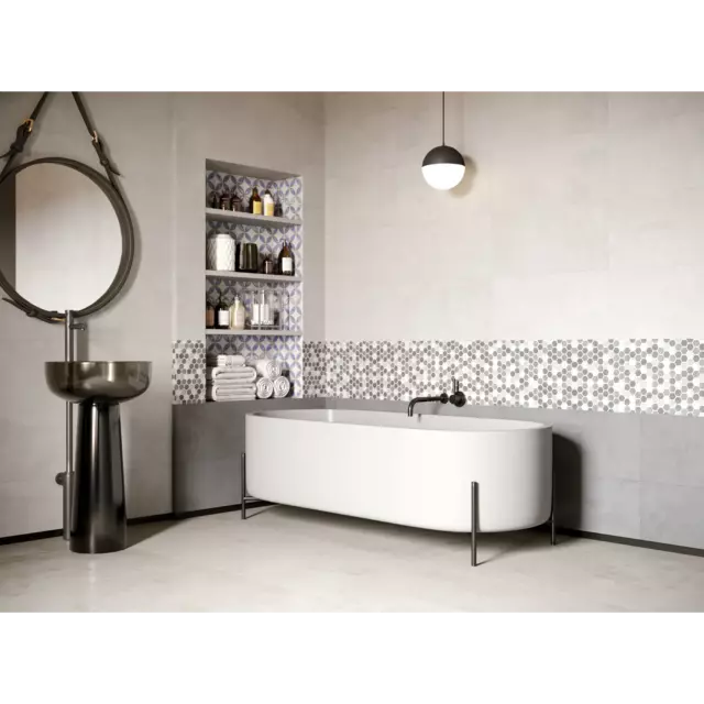 Плитка настенная Axima Невада 30x60 см 1.62 м² цвет светло-серый — изображение 7