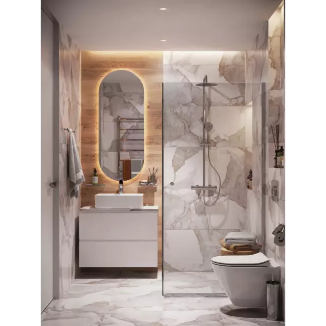 Глазурованный керамогранит Cersanit Spirit 44.8x89.8x0.8 см 1.206 м² матовый цвет коричневый — изображение 4