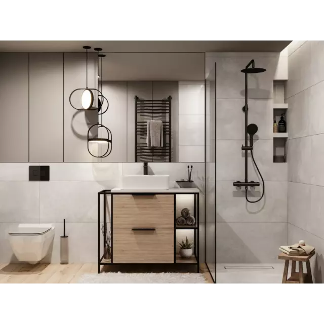 Глазурованный керамогранит Cersanit Balance 44.8x89.8x0.8 см 1.206 м² матовый цвет светло-серый — изображение 5