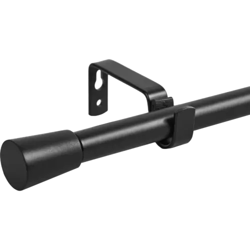 Карниз однорядный раздвижной Pommel 160-300 см металл цвет черный
