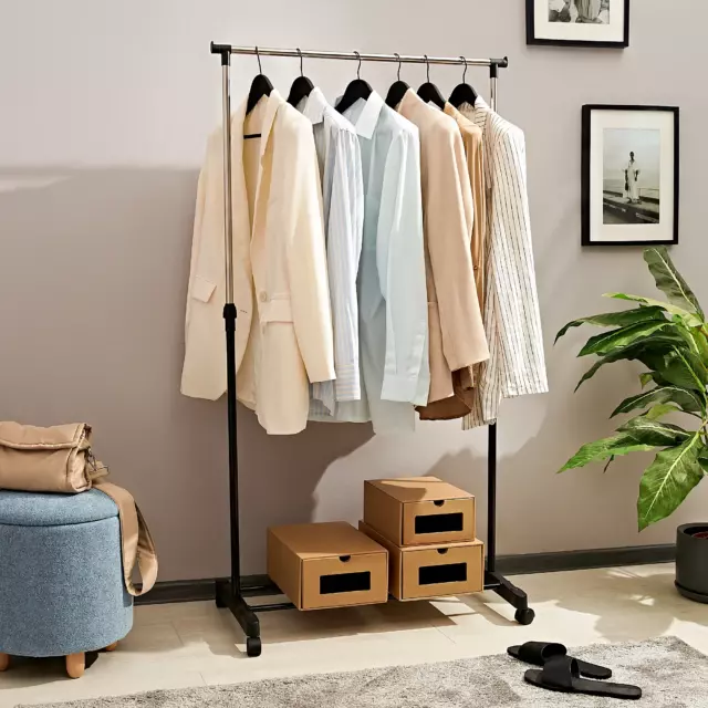Вешалка напольная Gromell Loren 80x158x42 см металл цвет чёрный — изображение 3