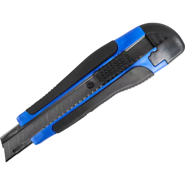 Нож строительный Vertextools 0044-01 двухкомпонентный корпус сегментное лезвие 18 мм