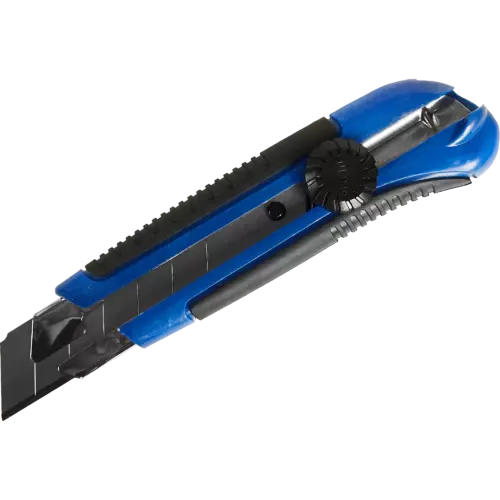 Нож строительный Vertextools 0044-02 двухкомпонентный корпус сегментное лезвие 25 мм