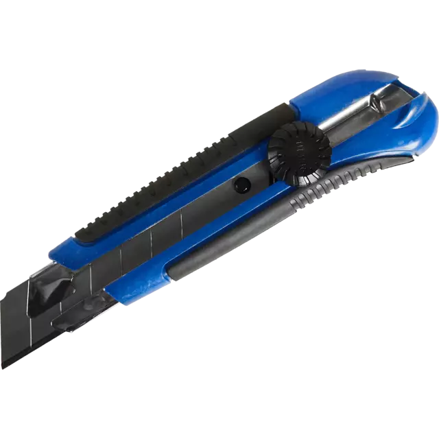 Нож строительный Vertextools 0044-02 двухкомпонентный корпус сегментное лезвие 25 мм