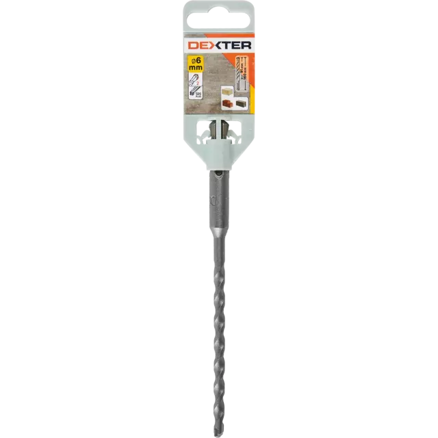 Бур по бетону SDS-plus Dexter FD-A0108 6x160 мм — изображение 4