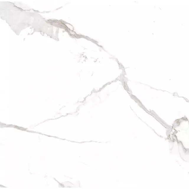 Керамогранит Arcadia Ceramica Statuario Mires 60x60x0.9 см 1.44 м² глянцевый цвет белый — изображение 2