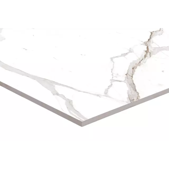 Керамогранит Arcadia Ceramica Statuario Mires 60x60x0.9 см 1.44 м² глянцевый цвет белый — изображение 4