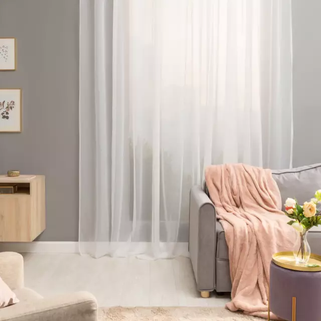 Тюль на ленте Inspire Polyone 300x280 см цвет белый White 0 — изображение 6