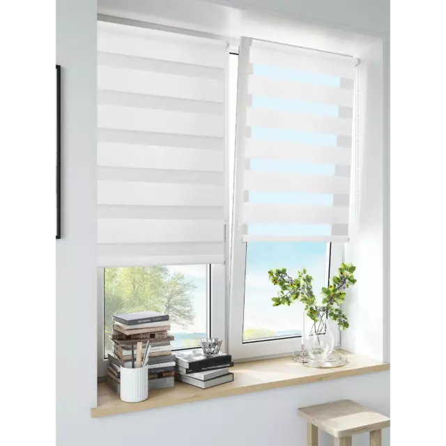 Штора рулонная день-ночь Inspire Peter 50x160 см белая — изображение 12