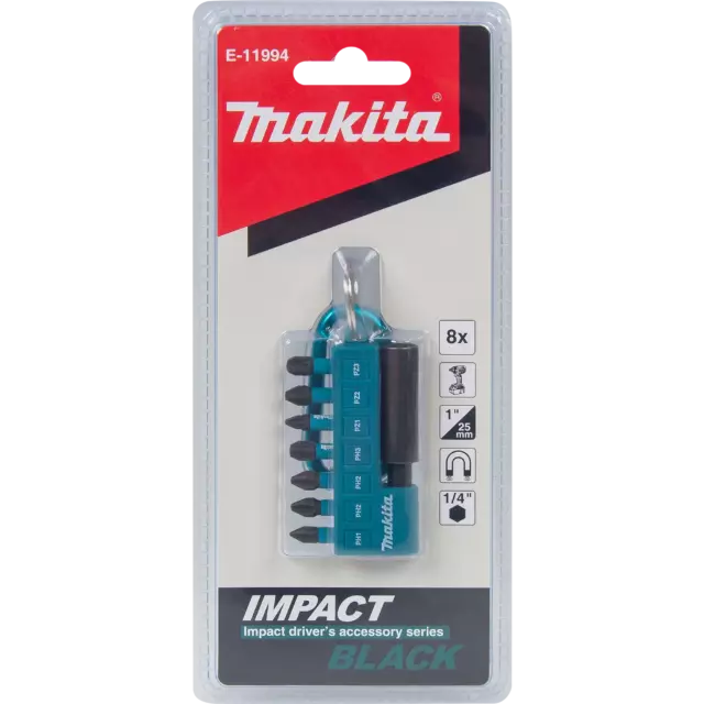 Набор бит магнитных Makita E-11994, 8 шт. — изображение 3