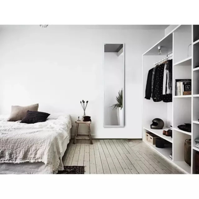 Зеркало напольное и настенное Inspire Альпы прямоугольное 40x160 см цвет белый — изображение 9
