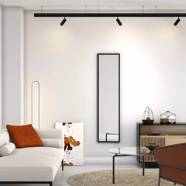 Зеркало декоративное напольное Inspire Альпы прямоугольное 40x160 см цвет черный — изображение 10