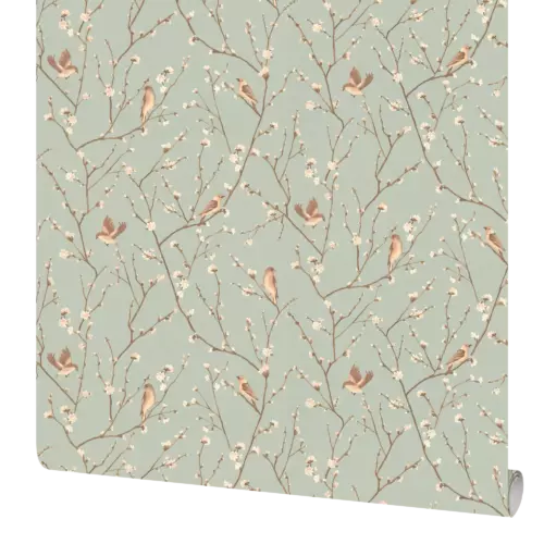 Обои флизелиновые Deco-Deco Julie зеленые 1.06 м DD6032-04