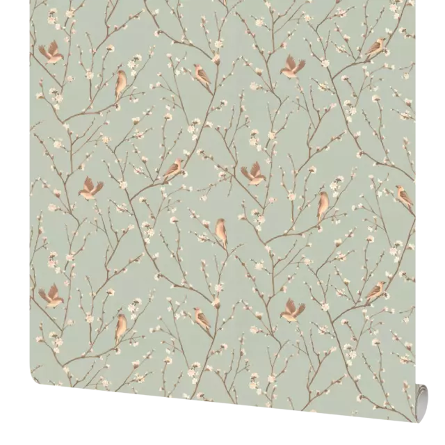 Обои флизелиновые Deco-Deco Julie зеленые 1.06 м DD6032-04