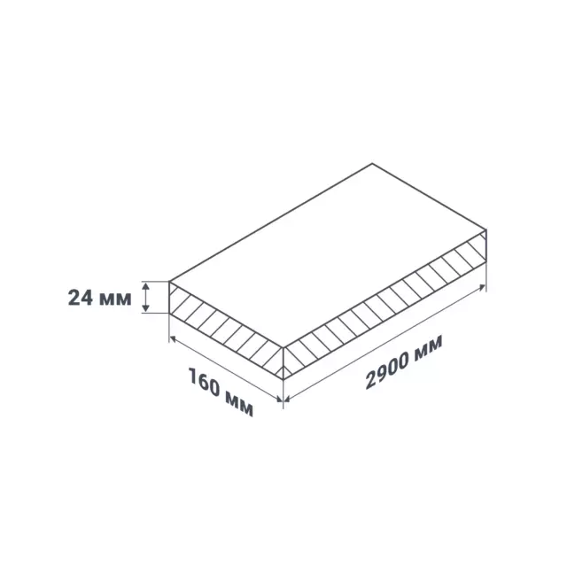 Стеновая панель ПВХ Рейка кашемир 2900x160x24 мм 0.464 м² — изображение 8