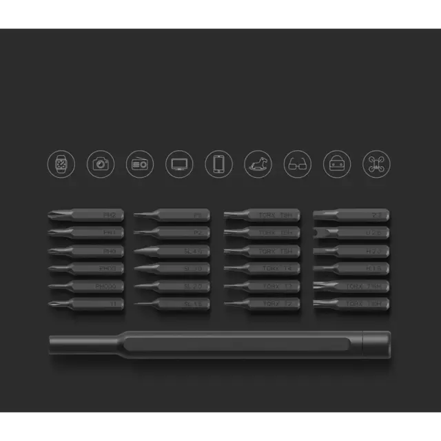 Отвертка с набором бит Xiaomi Mi Precision Screwdriver Kit BHR4680GL, 26 предм. — изображение 13