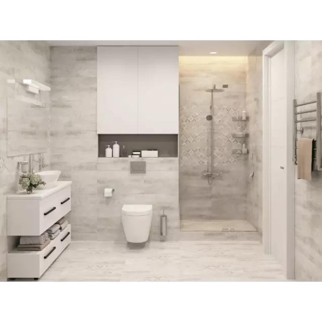 Керамогранит LB Ceramics Сноувинд 60x30x0.85 см 1.44 м² матовый цвет серый — изображение 5