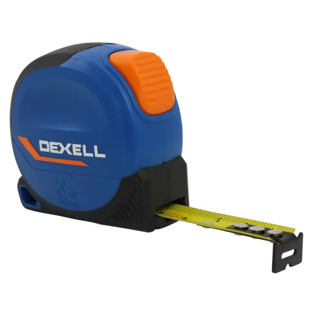 Рулетка Dexell L2 460621 3 м x 16 мм, автоблокировка