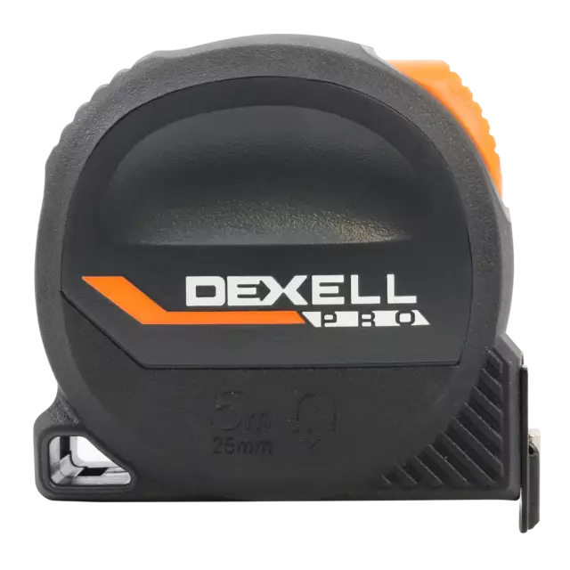 Рулетка Dexell к. Pro L2 5 м x 25 мм, магнитный наконечник, автоблокировка — изображение 5